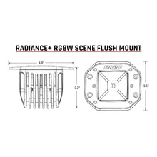 Load image into Gallery viewer, RIGID Industries Radiance Scene - RGBW - Flush Mount - Pair [682153]
