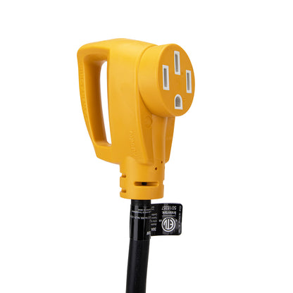 Camco Power Grip RV 18" 30Amp Circuit Analyzer Dogbone - Integrated Surge Protection [55460]