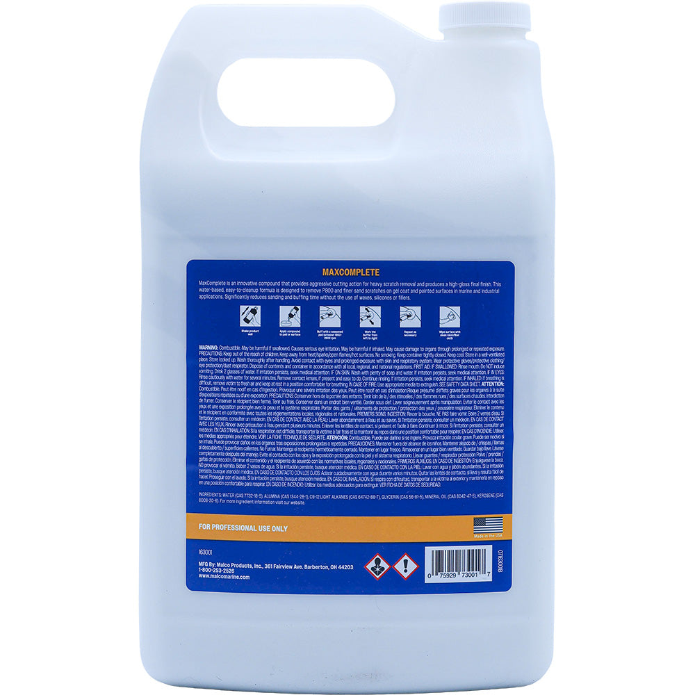 Malco MaxComplete Compound - 1 Gallon [163001]