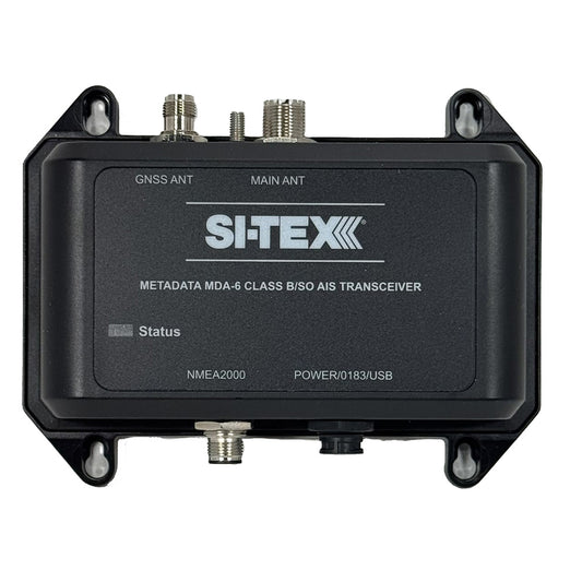 SI-TEX MDA-6 High Power 5W SOTDMA Class B/SO AIS Transceiver w/Bluetooth, Wi-Fi, NMEA0183, NK2 Isolated USB Interface [MDA-6]