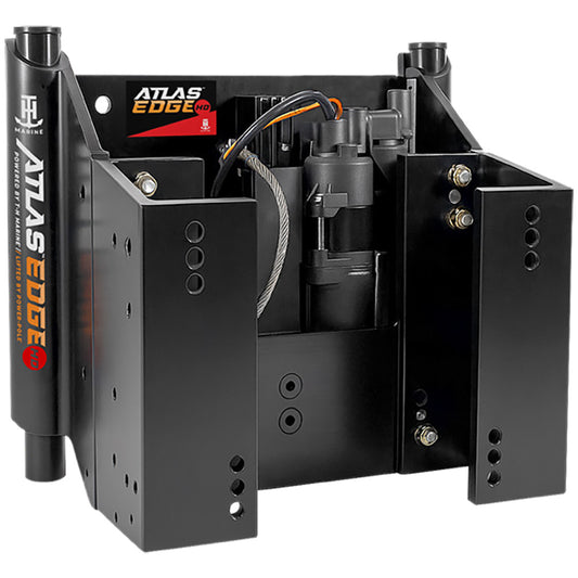 T-H Marine ATLAS EDGE 8" Set Back Hydraulic Jack Plate - Heavy Duty - Black [AHJE-8VHD-B-DP]
