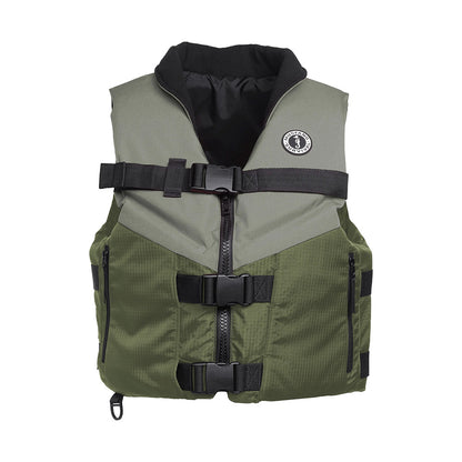 Mustang Accel Foam Vest - Green/Grey - Small [MV4627-833-S]