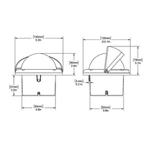 Load image into Gallery viewer, Ritchie HF-743 Helmsman Combidial Compass - Flush Mount - Black [HF-743]
