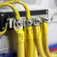 Load image into Gallery viewer, Blue Sea 2104 PowerBar 600AMP Cable Connector 4 x 3/8 16 Stud Terminal [2104]
