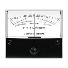 Load image into Gallery viewer, Blue Sea 8253 DC Zero Center Analog Ammeter - 2-3/4&quot; Face, 100-0-100 Amperes DC [8253]
