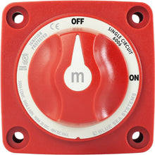 Load image into Gallery viewer, Blue Sea 6006 m-Series (Mini) Battery Switch Single Circuit ON/OFF Red [6006]
