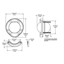 Load image into Gallery viewer, Ritchie SR-2 Venture Sail Boat Compass w/Clinometer - Bulkhead Mount - Black [SR-2]
