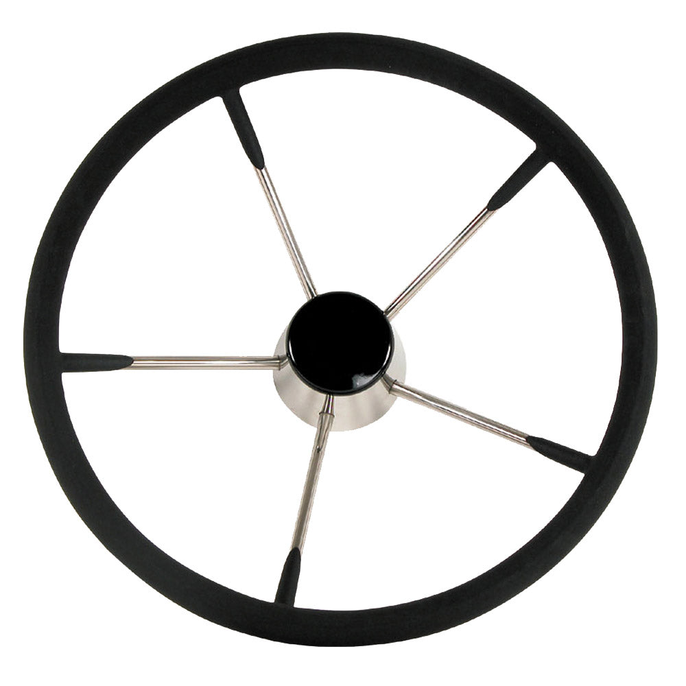 Whitecap Destroyer Steering Wheel - Black Foam - 13-1/2