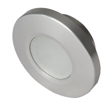 Load image into Gallery viewer, Lumitec Orbit - Flush Mount Down Light - Brushed Finish - 2-Color White/Blue Dimming [112501]
