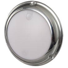 Load image into Gallery viewer, Lumitec TouchDome - Dome Light - Polished SS Finish - 2-Color White/Red Dimming [101098]
