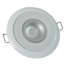 Load image into Gallery viewer, Lumitec Mirage - Flush Mount Down Light - Glass Finish/White Bezel - 3-Color Red/Blue Non-Dimming w/White Dimming [113128]
