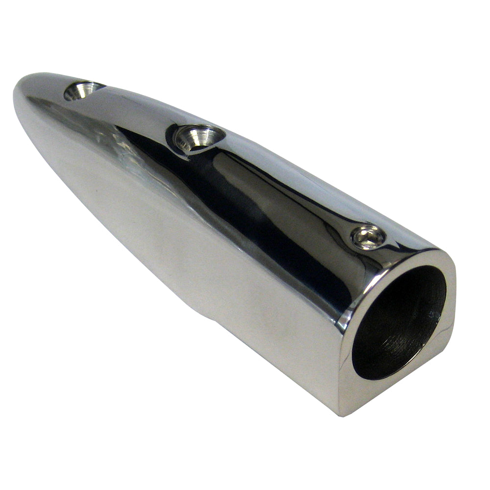 Whitecap 5-1/2 Degree Rail End (End-In) - 316 Stainless Steel - 7/8