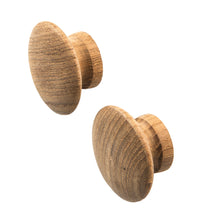 Load image into Gallery viewer, Whitecap Teak Round Drawer Knob - 2&quot; - 2 Pack [60120-A]
