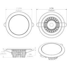 Load image into Gallery viewer, Lumitec Mirage Flush Mount Down Light Spectrum RGBW - Polished Bezel [113117]
