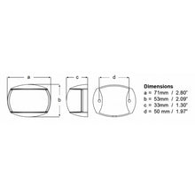 Load image into Gallery viewer, Hella Marine NaviLED Port &amp; Starboard Pair - 2nm - Clear Lens/Black Housing [980520901]
