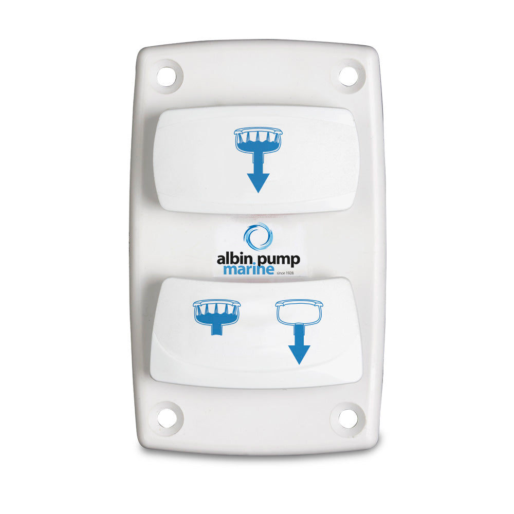 Albin Group Marine Control Silent Electric Toilet Rocker Switch [07-66-025]