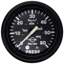 Load image into Gallery viewer, Faria Euro Black 2&quot; Water Pressure Gauge (60 PSI) [12875]
