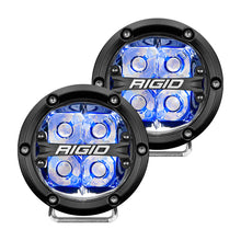 Load image into Gallery viewer, RIGID Industries 360-Series 4&quot; LED Off-Road Spot Beam w/Blue Backlight - Black Housing [36115]
