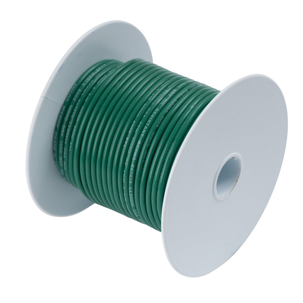Ancor Tinned Copper Wire - 6 AWG - Green - 25 [112302]
