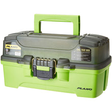 Load image into Gallery viewer, Plano 1-Tray Tackle Box w/Dual Top Access - Smoke  Bright Green [PLAMT6211]

