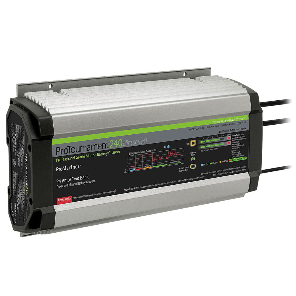 ProMariner ProTournament 240 Elite Series3 3-Bank On-Board Marine Battery Charger  [53243]